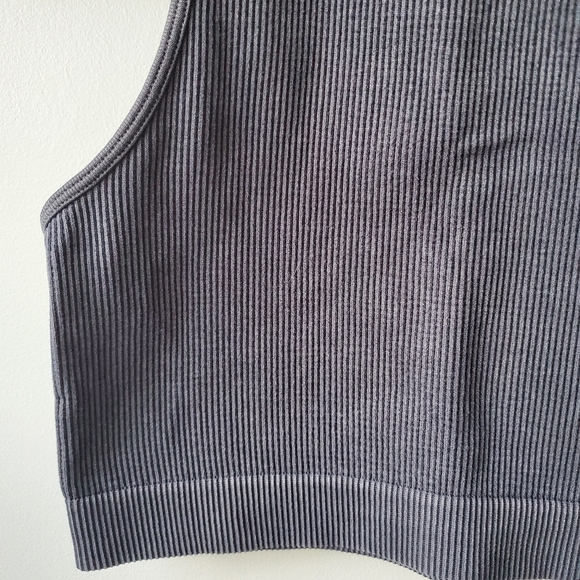 Ribbed Crop Halter Top Size Medium Aeropostale "Seriously Soft" - Picture 6 of 14